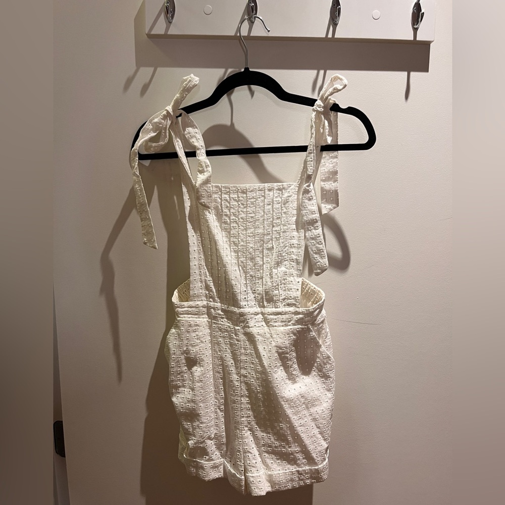 Minkpink white romper size XS